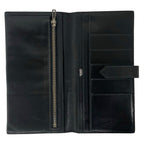 Hermes Bearn Box Calf Wallet Bifold Card Case Coin Purse Black — view 7