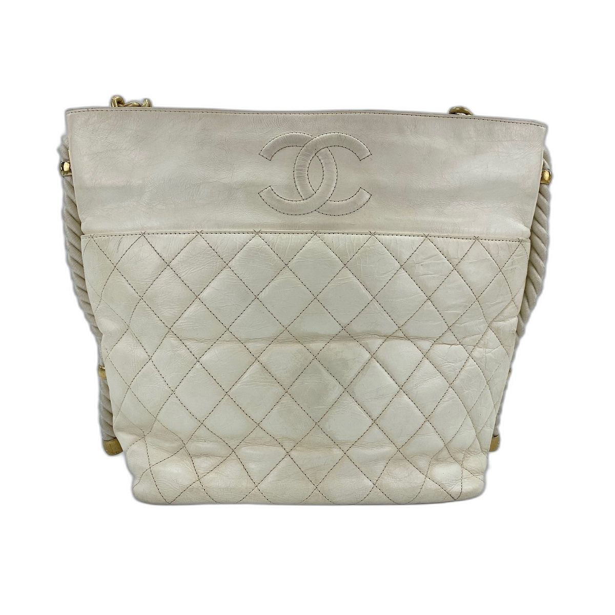 Chanel Shoulder Bag Calfskin Quilted