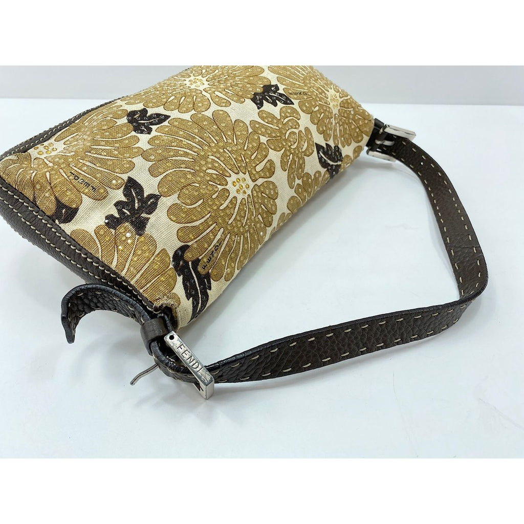 Fendi Shoulder Bag Canvas Mamma Bucket — view 8