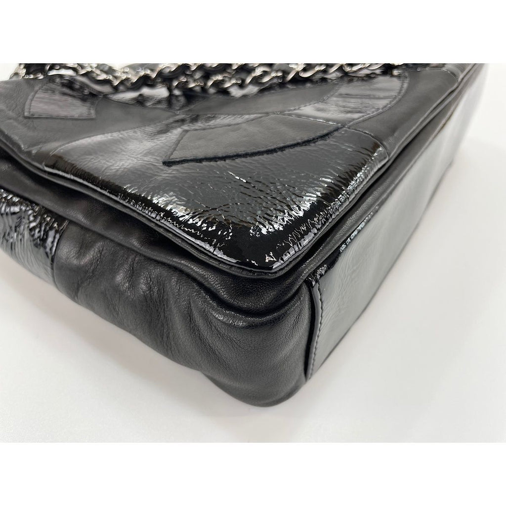 Chanel Shoulder Bag Lambskin Patchwork CC Logo — view 6