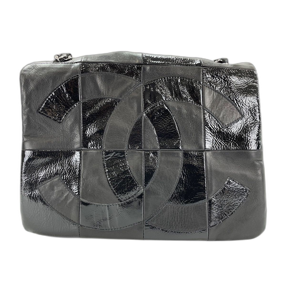 Chanel Shoulder Bag Lambskin Patchwork CC Logo