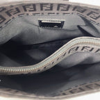 Fendi Handbag Zucchino Nylon Canvas Black Silver — view 4