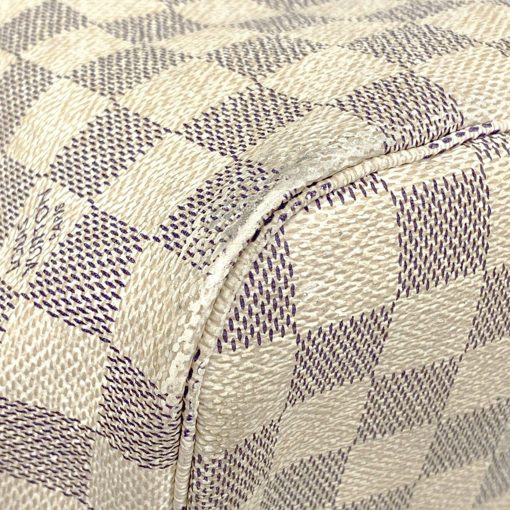 Louis Vuitton Tote Damier Azur Neverfull MM White — view 7