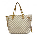 Louis Vuitton Tote Damier Azur Neverfull MM White