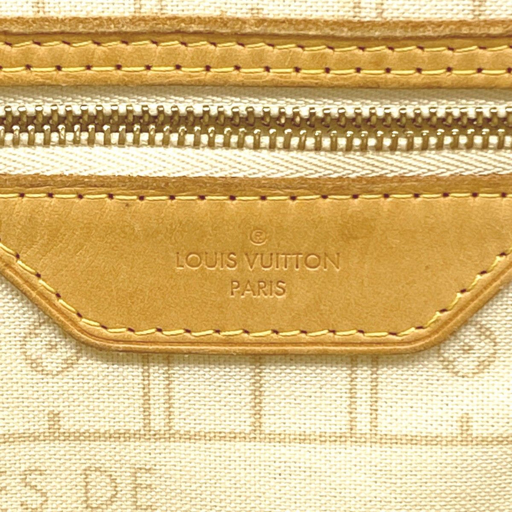 Louis Vuitton Tote Damier Azur Neverfull MM White — view 5