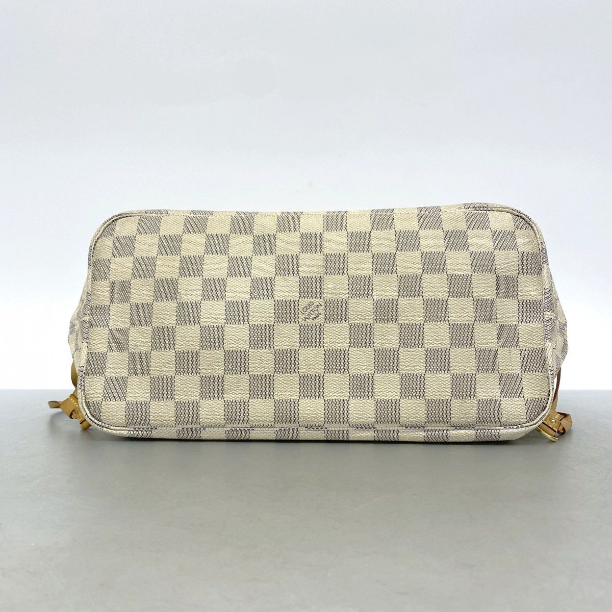 Louis Vuitton Tote Damier Azur Neverfull MM White — view 3