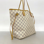 Louis Vuitton Tote Damier Azur Neverfull MM White — view 2
