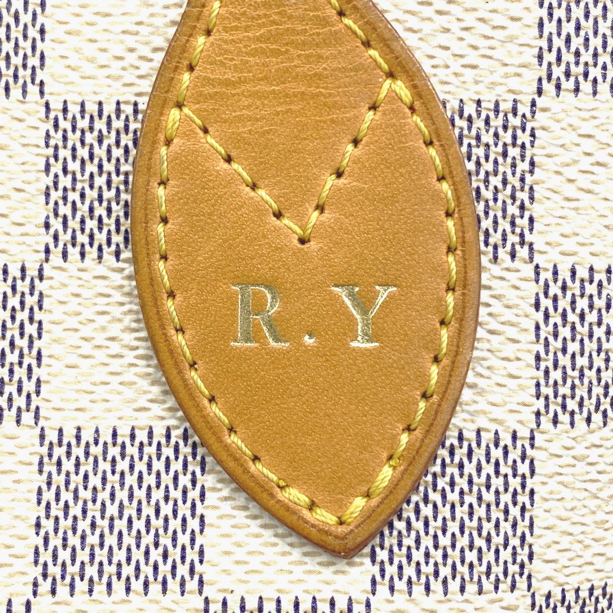 Louis Vuitton Tote Damier Azur Neverfull MM White — view 6