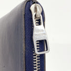 Louis Vuitton Wallet Epi Zippy Vertical Blue Marine — view 7