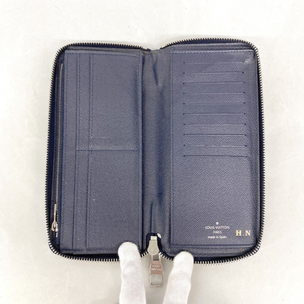 Louis Vuitton Wallet Epi Zippy Vertical Blue Marine — view 3