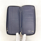 Louis Vuitton Wallet Epi Zippy Vertical Blue Marine — view 3