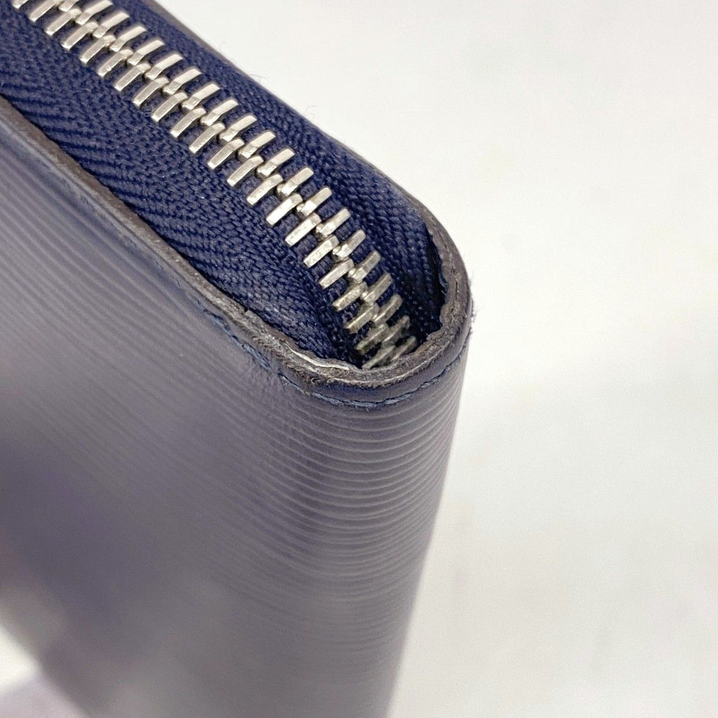 Louis Vuitton Wallet Epi Zippy Vertical Blue Marine — view 6