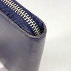 Louis Vuitton Wallet Epi Zippy Vertical Blue Marine — view 6