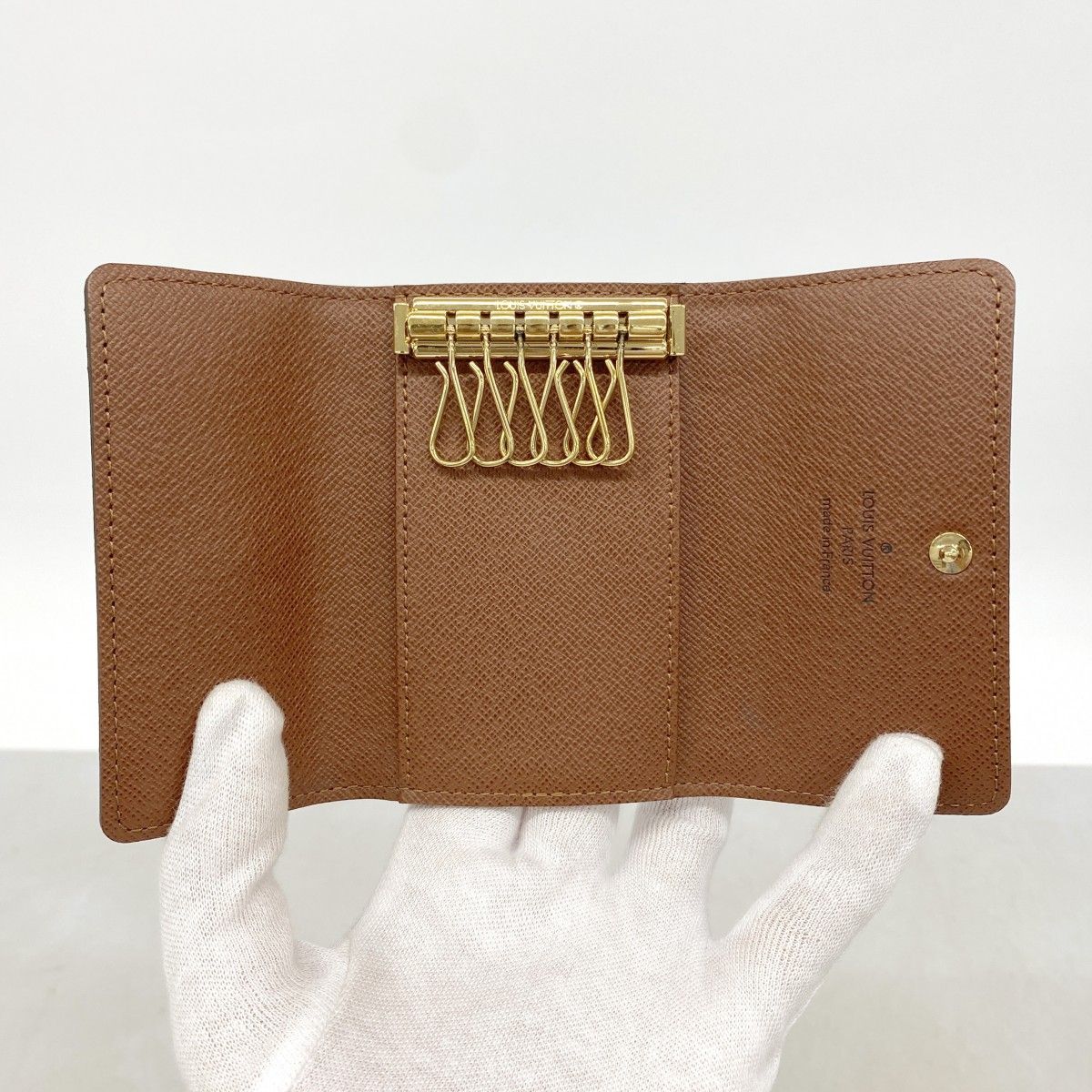 Louis Vuitton Key Case Monogram Multicles 6 Brown Key Holder — view 3