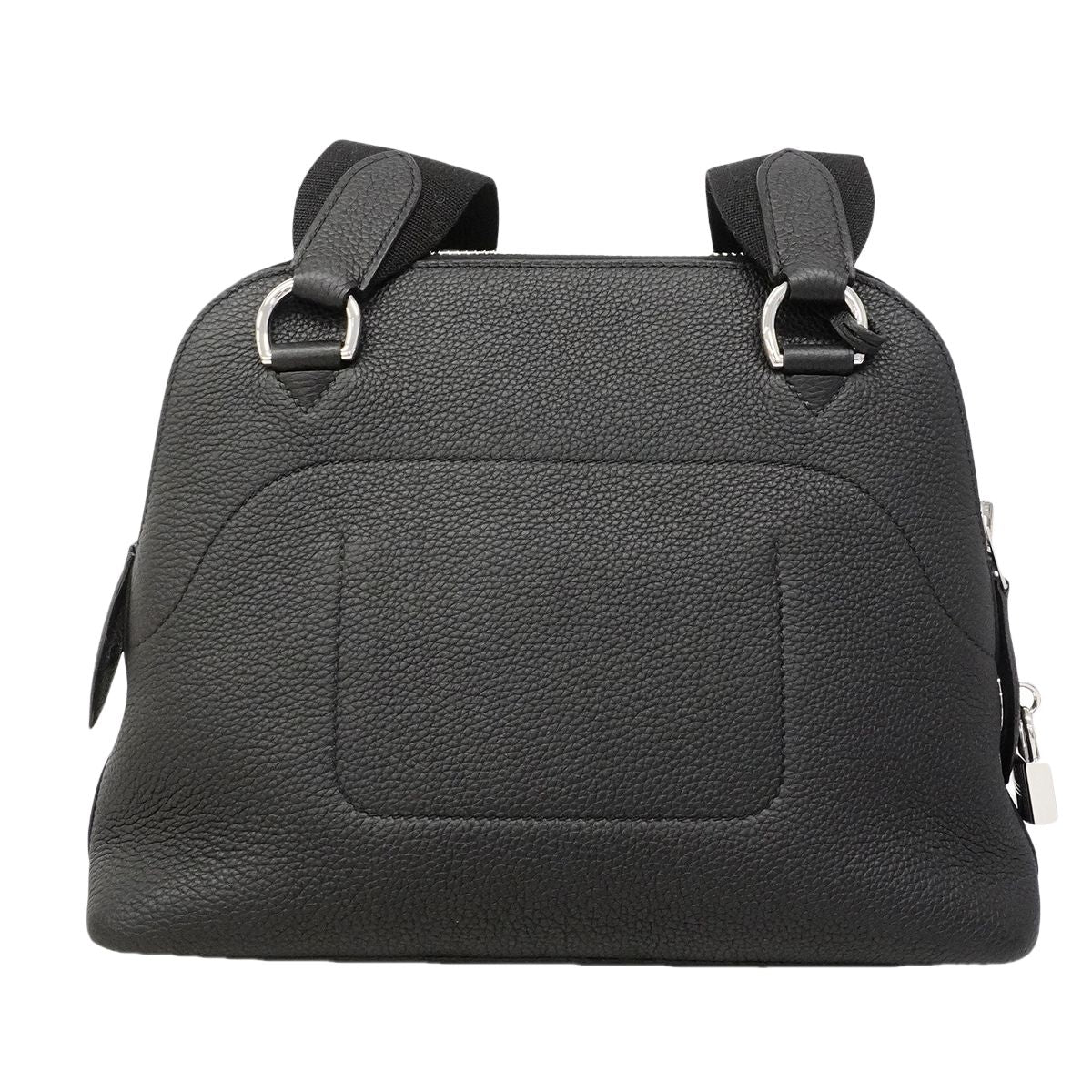 Hermes Shoulder Bag Bolide Messenger Togo Black Silver — view 7