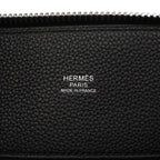 Hermes Shoulder Bag Bolide Messenger Togo Black Silver — view 5