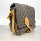 Louis Vuitton Shoulder Bag Monogram Cartouchiere MM Brown — view 2