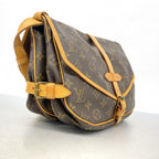 Louis Vuitton Shoulder Bag Monogram Saumur 30 Brown — view 2
