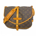 Louis Vuitton Shoulder Bag Monogram Saumur 30 Brown