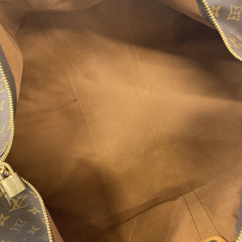 Louis Vuitton Boston Bag Monogram Keepall Bandouliere 55 Brown — view 4