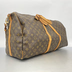 Louis Vuitton Boston Bag Monogram Keepall Bandouliere 55 Brown — view 2