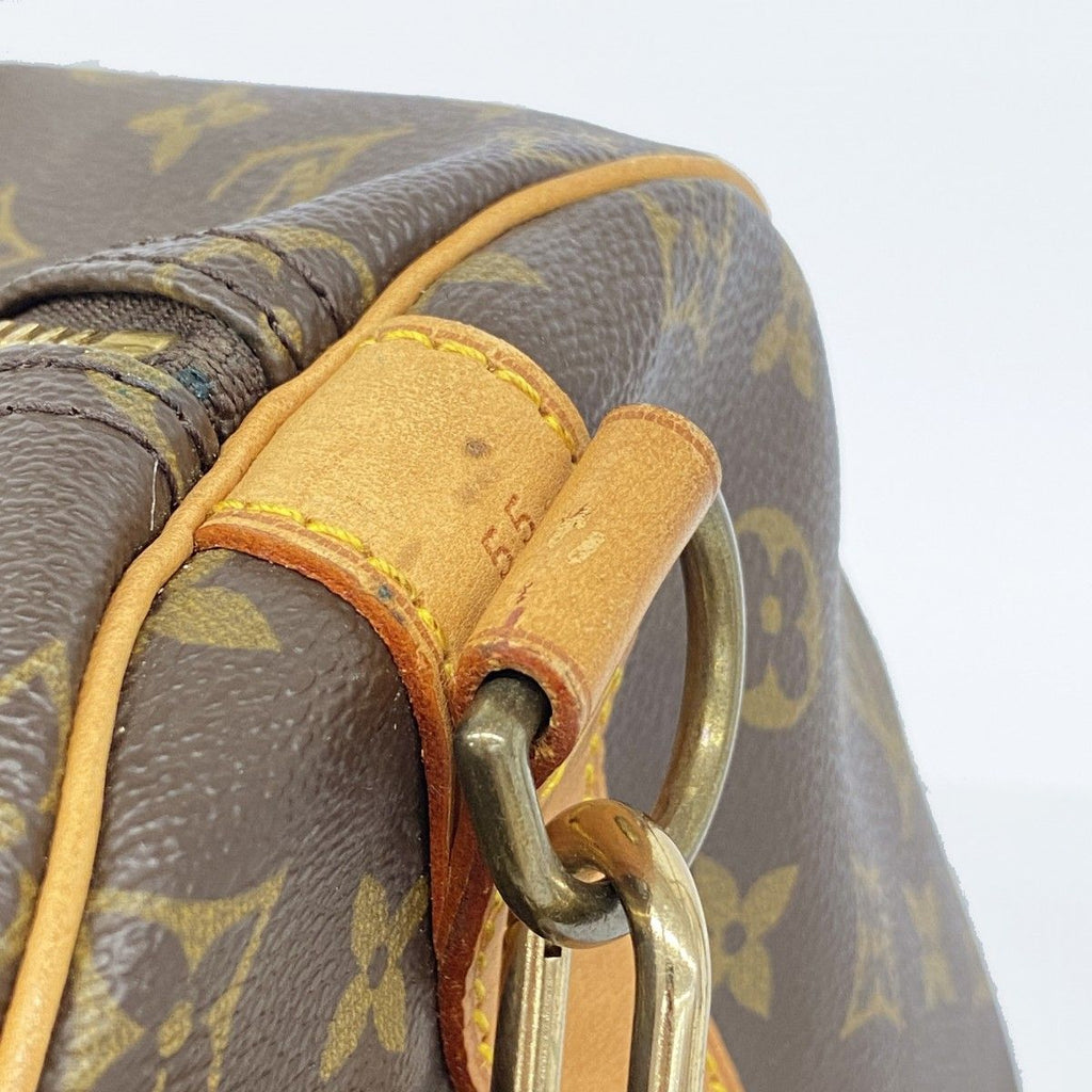 Louis Vuitton Boston Bag Monogram Keepall Bandouliere 55 Brown — view 8