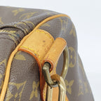 Louis Vuitton Boston Bag Monogram Keepall Bandouliere 55 Brown — view 8