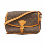 Louis Vuitton Shoulder Bag Monogram Sologne Brown