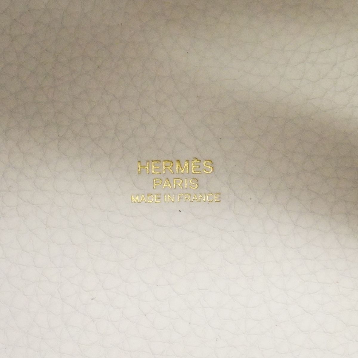 Hermes Handbag Picotin Lock PM Eclat Taurillon Clemence New White Sesame Gold — view 5