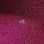 Hermes Handbag Picotin Lock MM Taurillon Clemence Tosca Silver — view 5