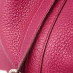 Hermes Handbag Picotin Lock MM Taurillon Clemence Tosca Silver — view 8