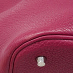 Hermes Handbag Picotin Lock MM Taurillon Clemence Tosca Silver — view 6