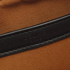Celine Shoulder Bag Triomphe Brown Black Canvas Leather — view 4