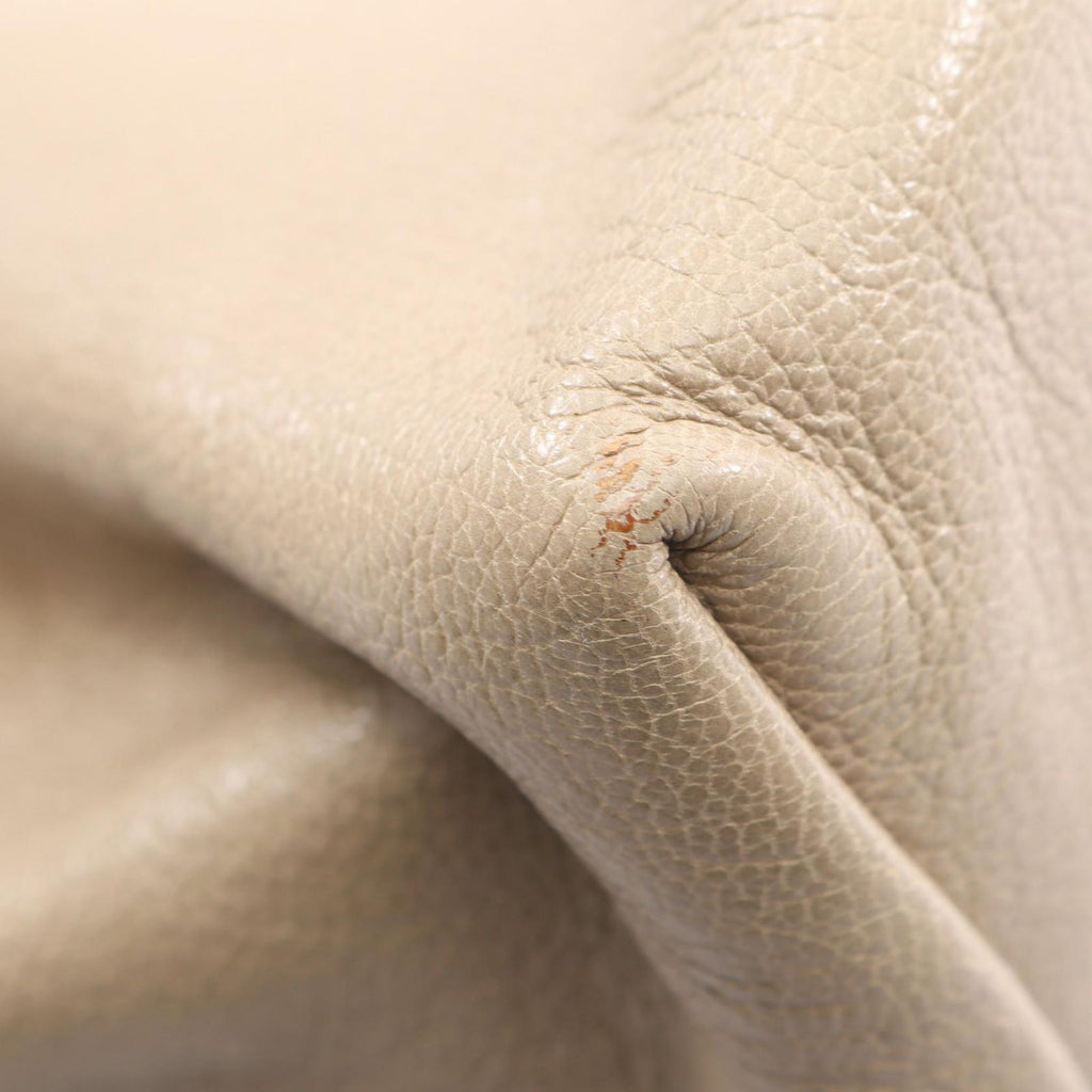 Bottega Veneta Tote Intrecciato Beige Ivory Leather — view 6