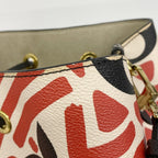 Louis Vuitton Shoulder Bag Monogram Giant Neo Noe Cream Rouge — view 8