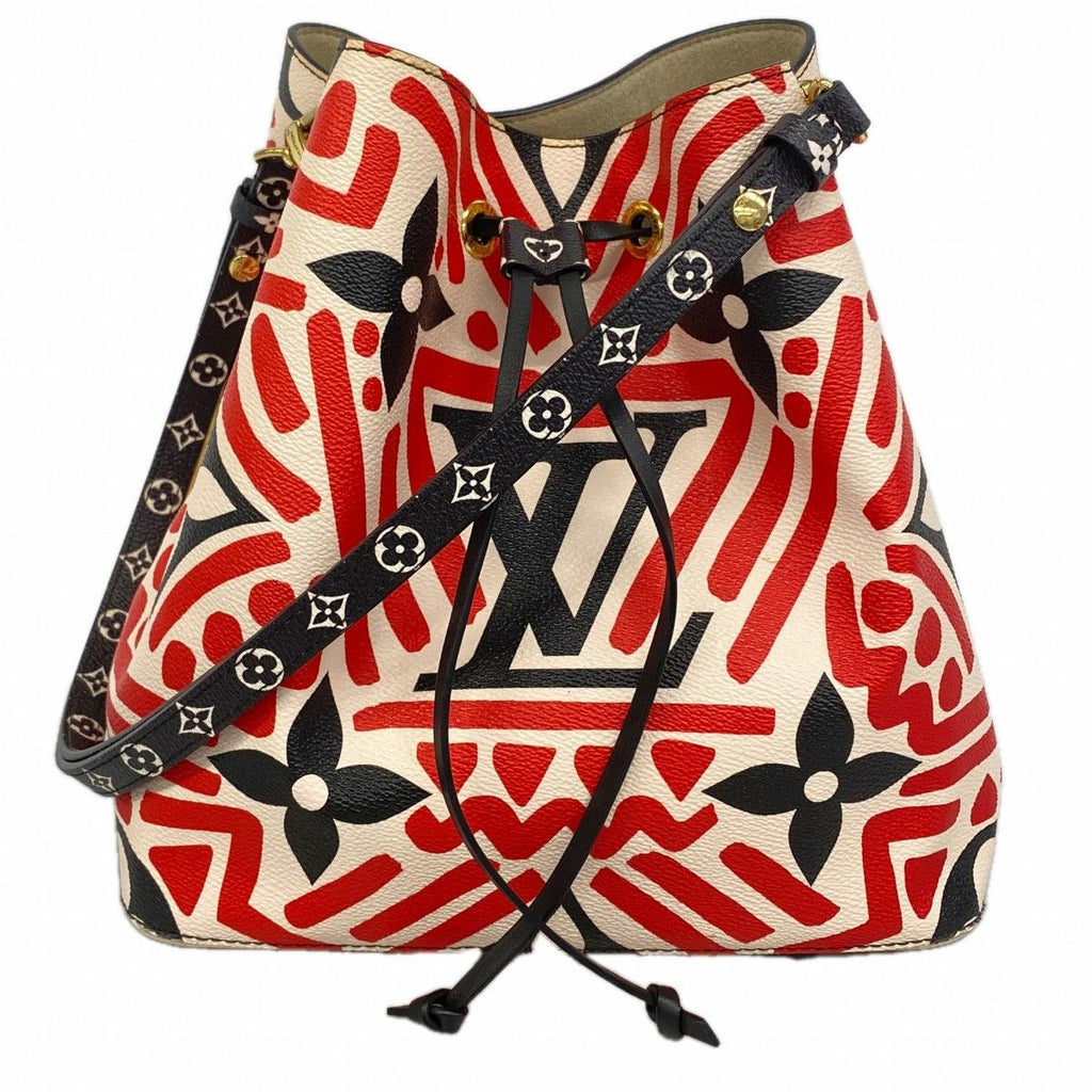 Louis Vuitton Shoulder Bag Monogram Giant Neo Noe Cream Rouge