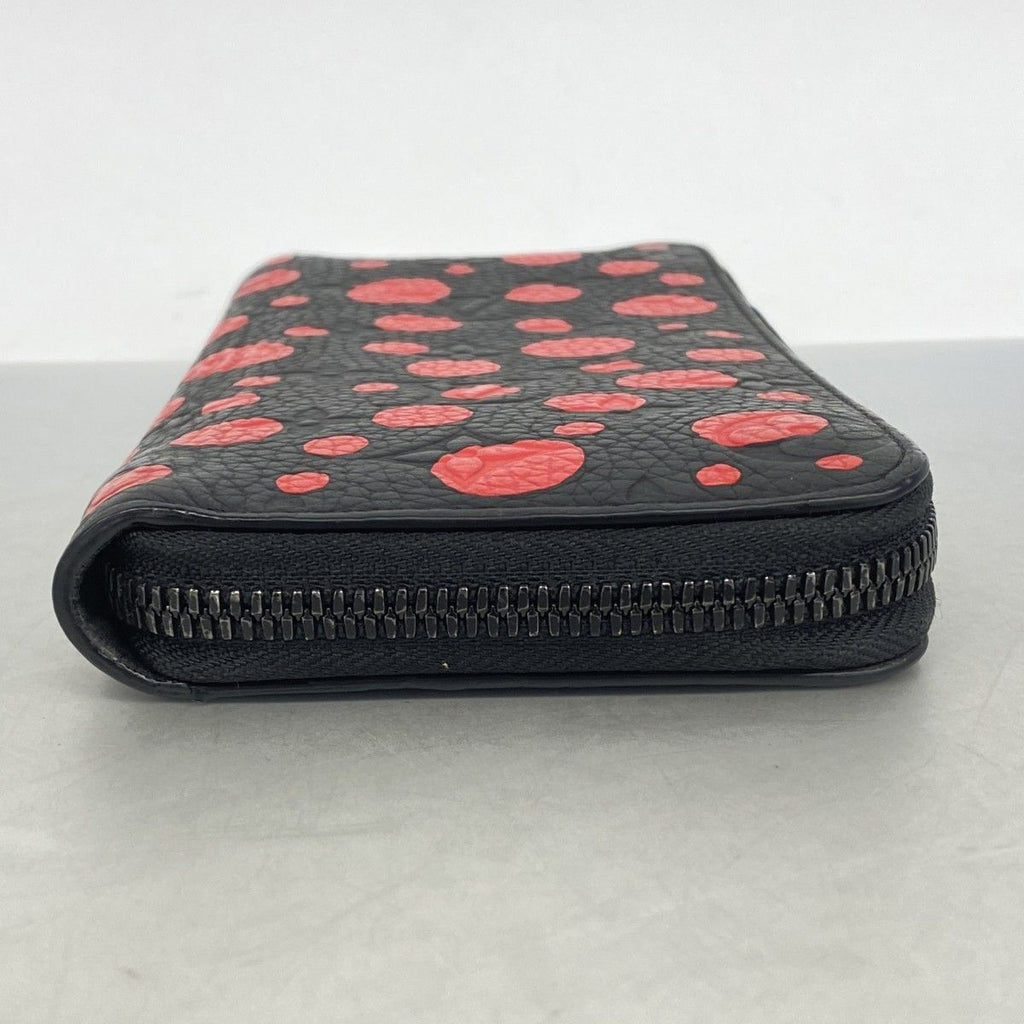 Louis Vuitton Wallet Monogram Empreinte Zippy Vertical LV YK Yayoi Kusama Noir — view 2