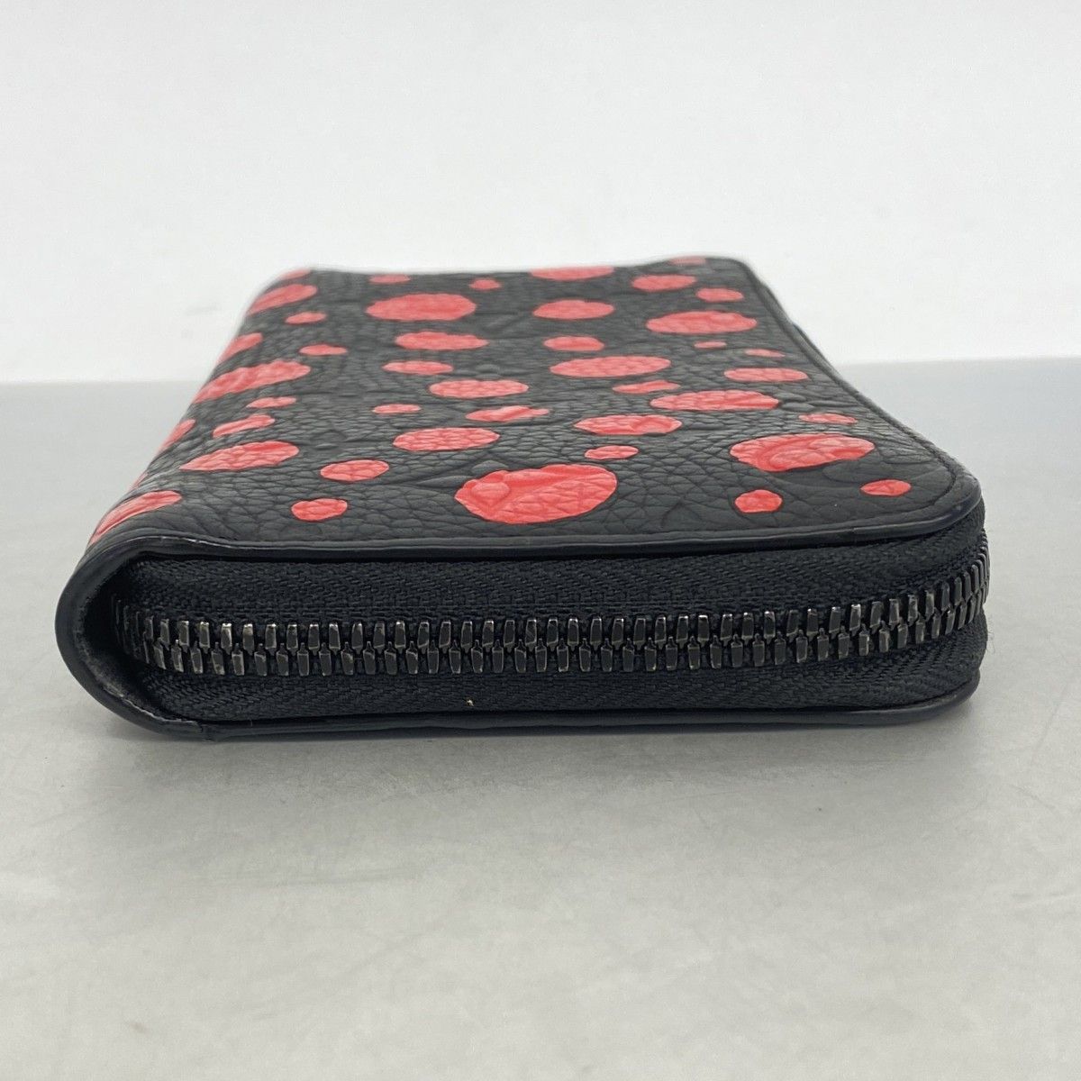 Louis Vuitton Wallet Monogram Empreinte Zippy Vertical LV YK Yayoi Kusama Noir — view 2