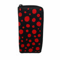 Louis Vuitton Wallet Monogram Empreinte Zippy Vertical LV YK Yayoi Kusama Noir