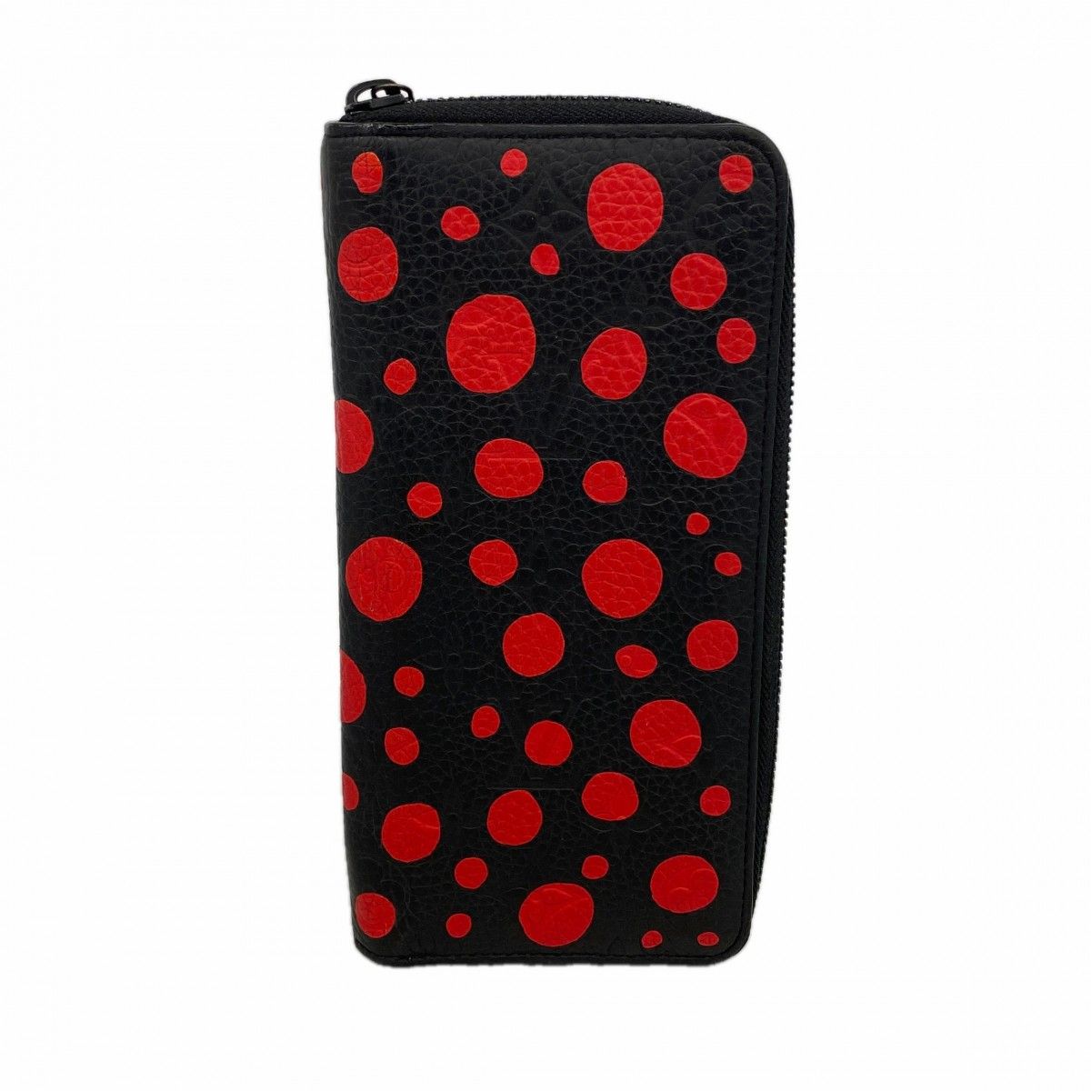 Louis Vuitton Wallet Monogram Empreinte Zippy Vertical LV YK Yayoi Kusama Noir