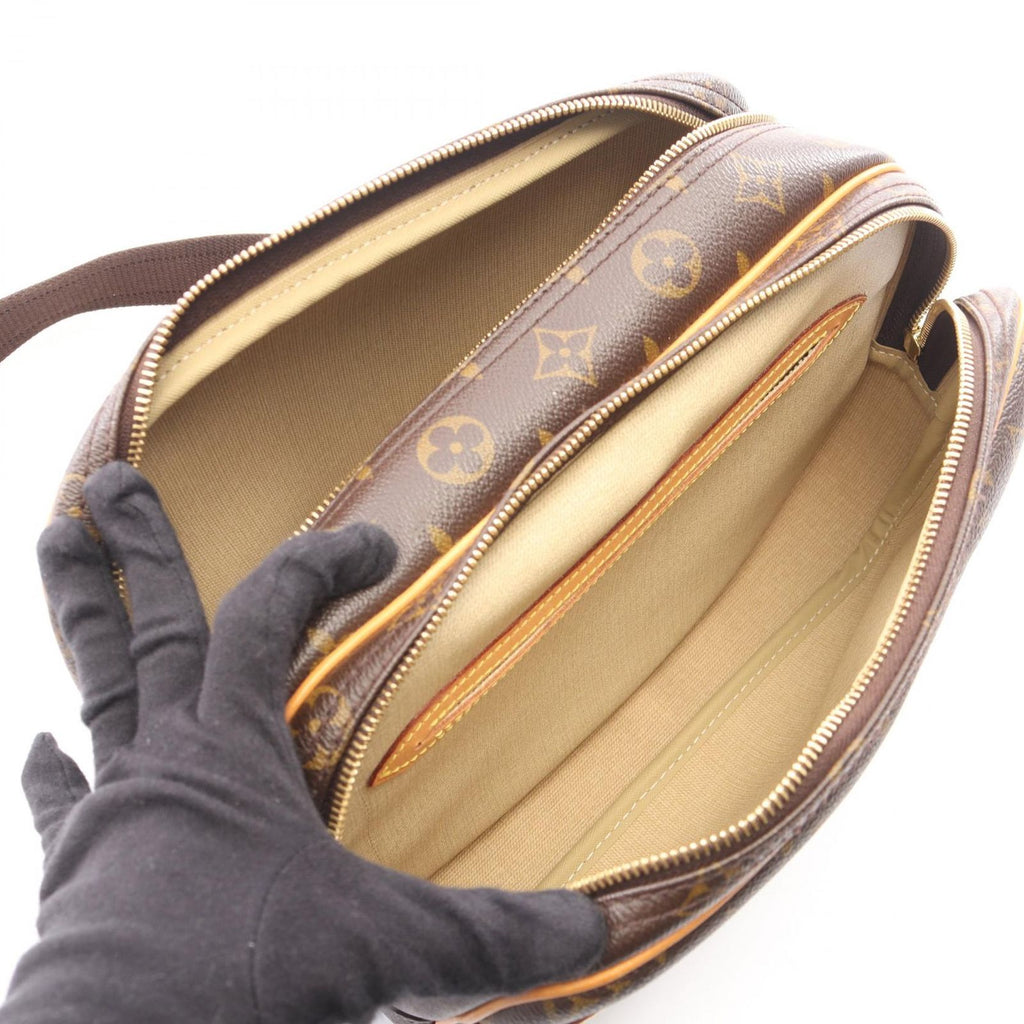 Louis Vuitton Shoulder Bag Reporter PM Monogram Canvas Leather — view 3