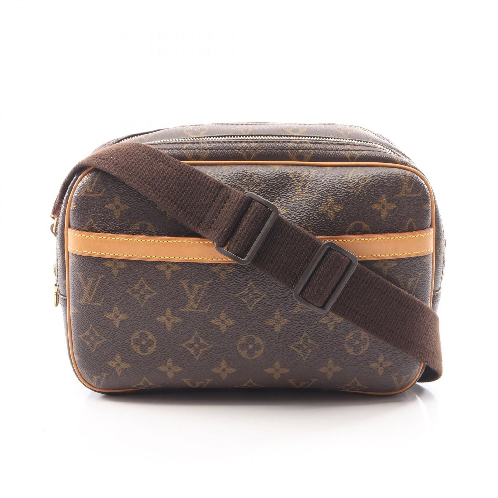 Louis Vuitton Shoulder Bag Reporter PM Monogram Canvas Leather
