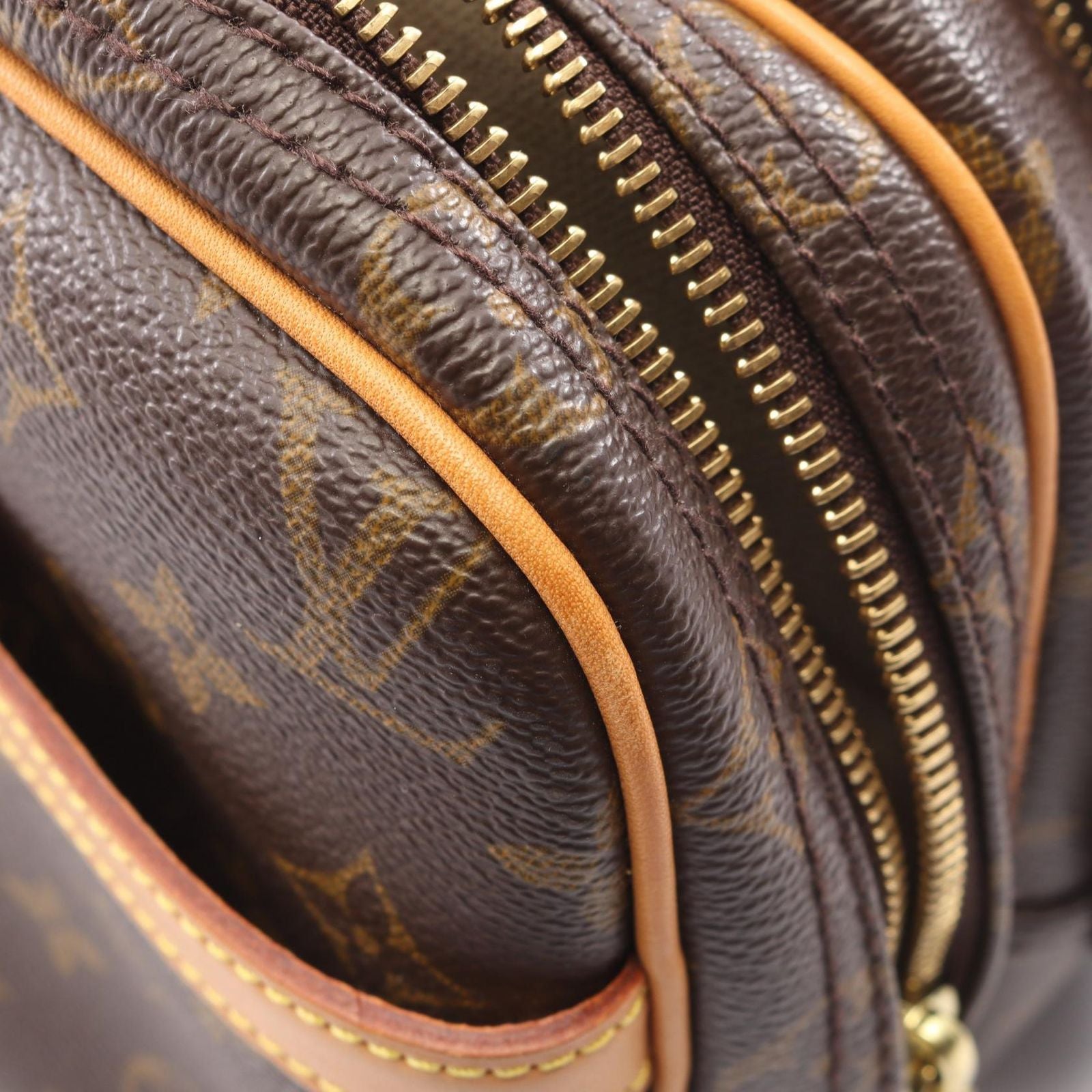 Louis Vuitton Shoulder Bag Reporter PM Monogram Canvas Leather — view 7