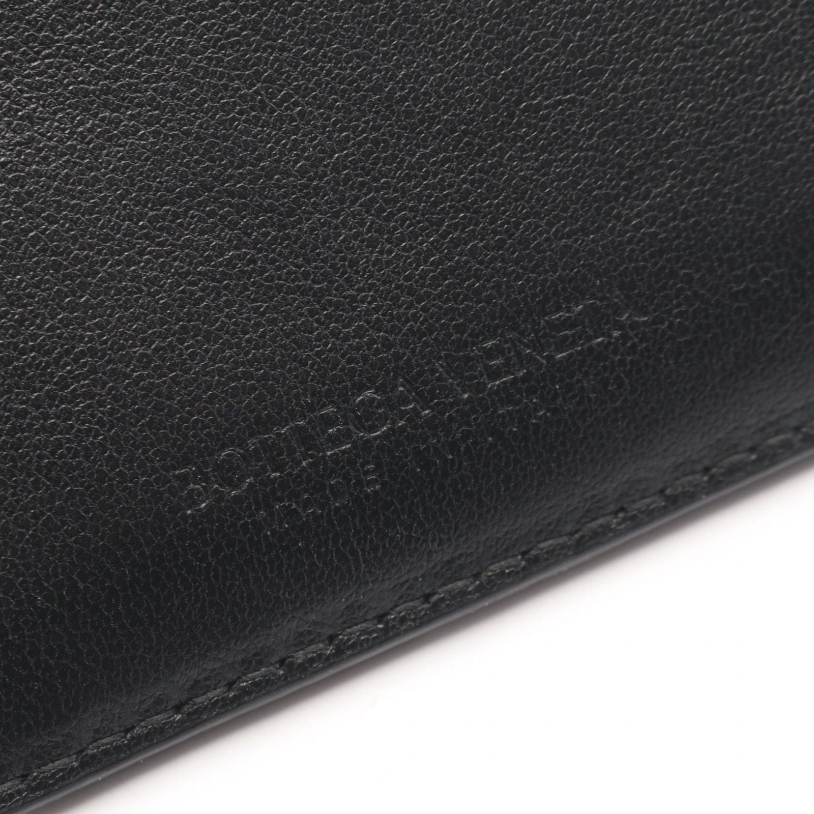 Bottega Veneta Coin Case Cassette Card Black Leather Maxi Intrecciato Fastener — view 4