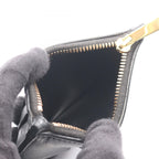 Bottega Veneta Coin Case Cassette Card Black Leather Maxi Intrecciato Fastener — view 3