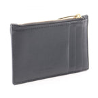 Bottega Veneta Coin Case Cassette Card Black Leather Maxi Intrecciato Fastener — view 2
