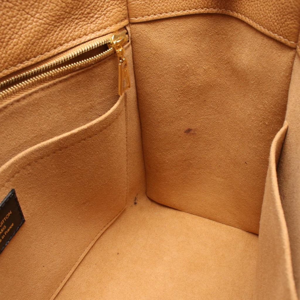 Louis Vuitton Handbag on My Side MM Monogram Noir Leather Canvas — view 6