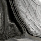 Chanel Shoulder Bag Quilted Lambskin Black Gold — view 6