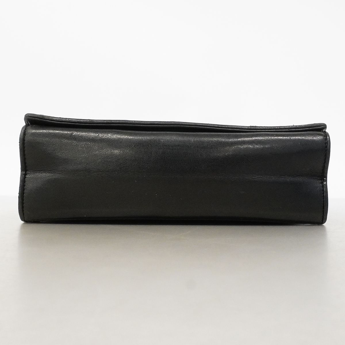 Chanel Shoulder Bag Quilted Lambskin Black Gold — view 3