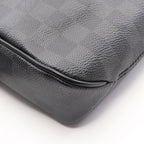 Louis Vuitton Shoulder Bag District PM Damier Graphite Canvas Leather — view 7